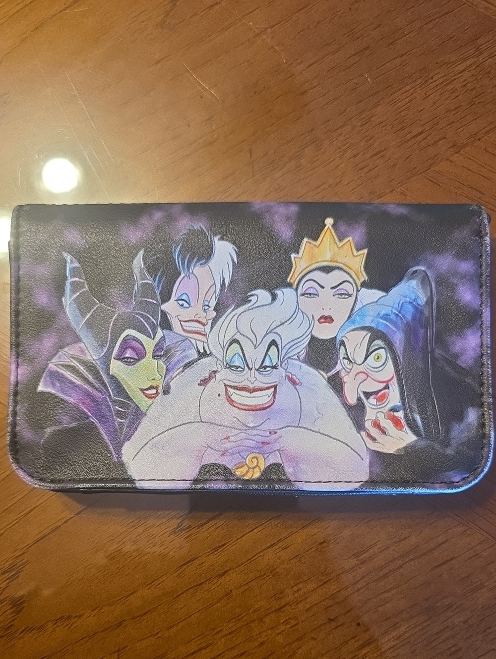 Disney Villains Zip Wallet - Black